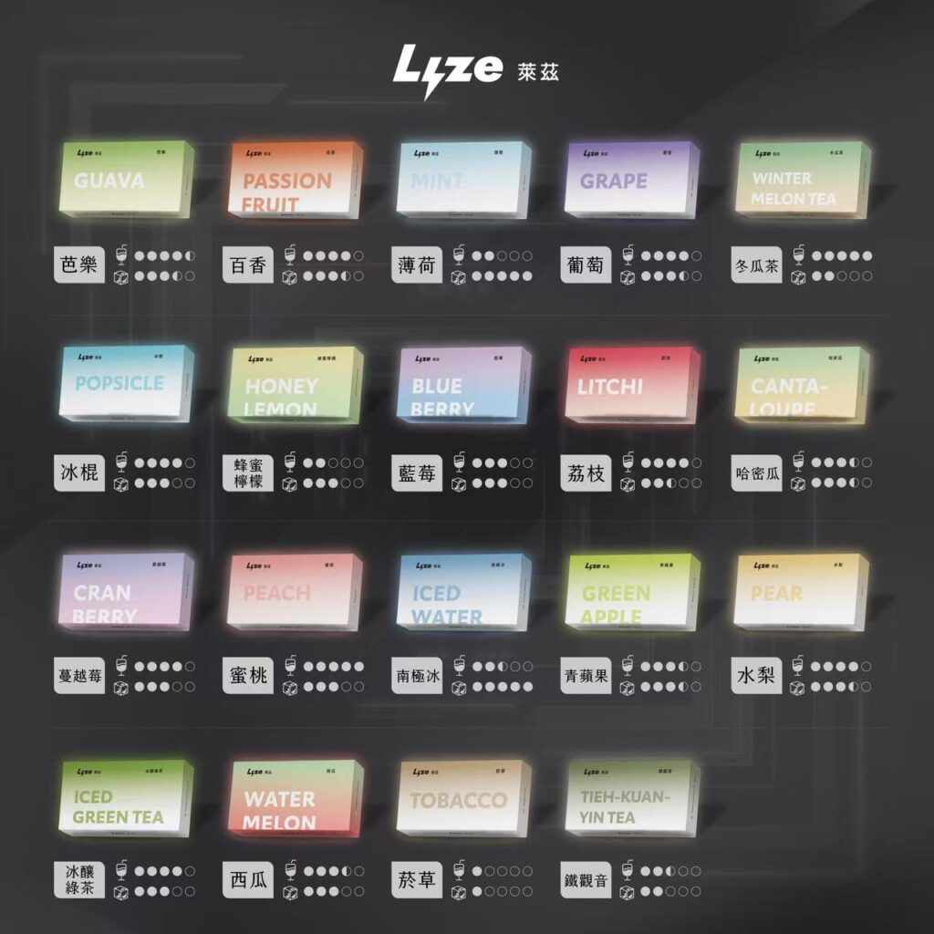 Lyze 萊茲煙彈 通用東京魔盒｜口感超越 煙霧量大 台灣現貨 $350 起 買五送一隻主機